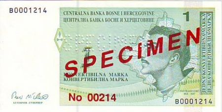 Bosnie-Herzégovine 1 Convertible Maraka - F. Jukic - 1998