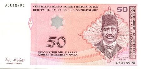 Bosnie-Herzégovine 50 Convertible Maraka - M. C. Catic - 1998