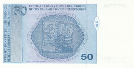 Bosnie-Herzégovine 50 Pfeniga - S. Kulenovic - 1998 - Neuf - P.58