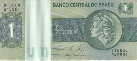 Brésil 1 Cruzeiro Liberté - Banque Centrale - 1980