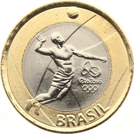 Brésil 1 Real Jeux Olympique de 2016 - Volleyball - 2015