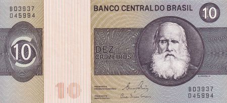 Brésil 10 Cruzeiros - Dom Pedro II - ND (1980) - P.193e