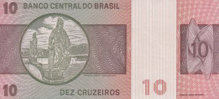 Brésil 10 Cruzeiros - Dom Pedro II - ND (1980) - P.193e