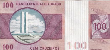 Brésil 100 Cruzeiros - Floriano Peixoto - ND (1974) - Série A - P.195Aa