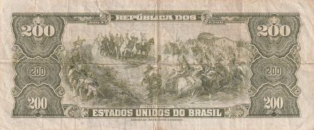 Brésil 200 Cruzeiros - Dom Pedro I - ND (1964) - Série 1533A - P.171c