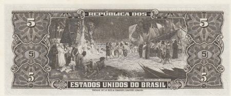 Brésil 5 Cruzeiros,  Barao Do Rio Branco  - 1950