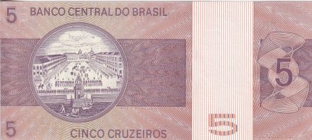 Brésil 5 Cruzeiros - Dom Pedro I - ND (1974) - P.192c