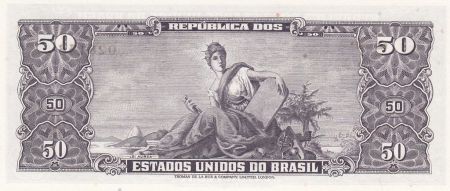 Brésil 50 Cruzeiros,  Princesse Isabelle - 1963