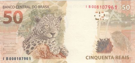 Brésil 50 Reais Liberté - Jaguar 2010 (2017)