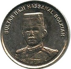 Brunéi 10 Sen Sultan H. Bolkiahi - 2002