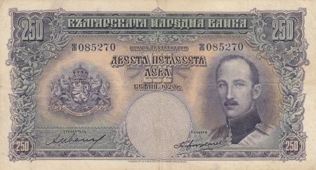 Bulgarie 250 Leva Boris III - 1929 - P.51a