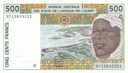 Burkina Faso 500 Francs homme 1997 - Burkina Faso