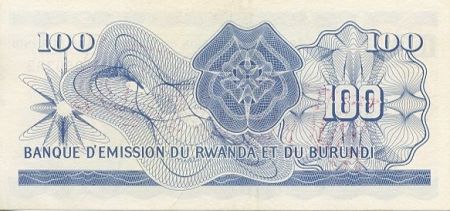 Burundi 100 Francs Vache - 1960