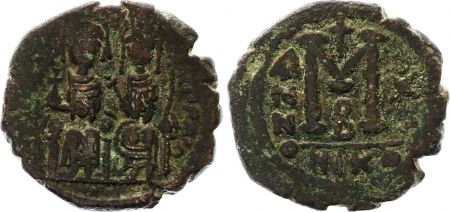Byzance Follis, Justin II et Sophie (565-578) - Nicomédie An X