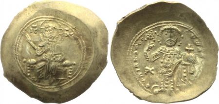 Byzance Histamenon Nomisma, Christ Pantocrator - Nicéphore III (1078-1081) Electrum