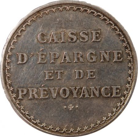 CAISSE D\'EPARGNE DE DE LA ROCHELLE - JETON ARGENT