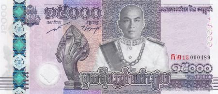 Cambodge 15000 Riels Sihamoni - 2019 - Polymer - Neuf