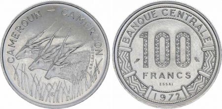 Cameroun 100 Francs Elans - Essai - 1972