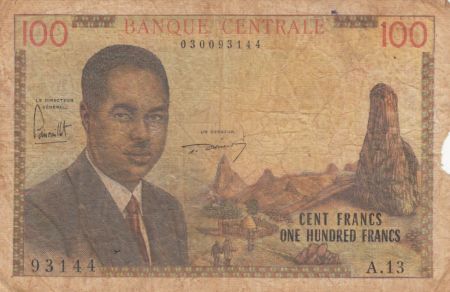 Cameroun 100 Francs Pdt Ahidjo - 1962 Série A.13
