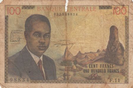 Cameroun 100 Francs Pdt Ahidjo - 1962 Série F.11