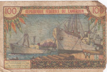 Cameroun 100 Francs Pdt Ahidjo - 1962 Série M.1