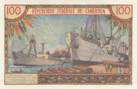 Cameroun 100 Francs Pdt Ahidjo - 1962 Série N.25
