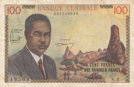 Cameroun 100 Francs Pdt Ahidjo - 1962 Série S.8