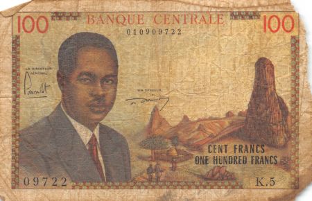 Cameroun 100 Francs Pdt Ahidjo - 1962 Série U.18 - B