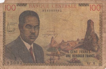 Cameroun 100 Francs Pdt Ahidjo - 1962 Série W.8 - P.10 - B