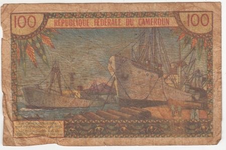 Cameroun 100 Francs Pdt Ahidjo - 1962 Série X.12