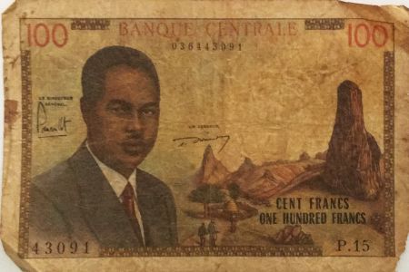 Cameroun 100 Francs Pdt Ahidjo - Bateaux - 1962 - Série P.15 - B