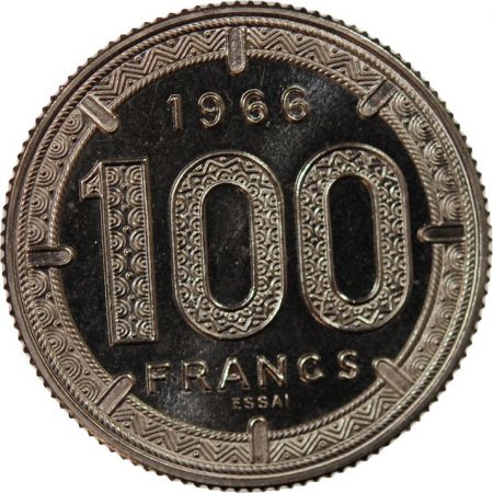 Cameroun CAMEROUN - 100 FRANCS 1966 ESSAI