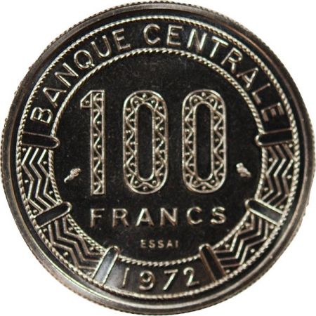 Cameroun CAMEROUN - 100 FRANCS 1972 ESSAI