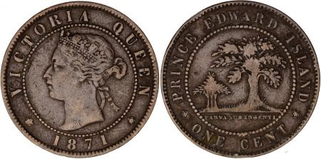 Canada 1 Cent - Reine Victoria - 1871