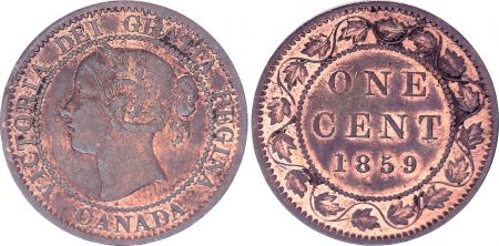 Canada 1 Cent, Reine Victoria -1859