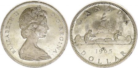 Canada 1 Dollar,  Elisabeth II - 1965