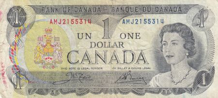 Canada 1 Dollar - Elizabeth II - Rivière d\'Ottawa - Série AMJ - 1973