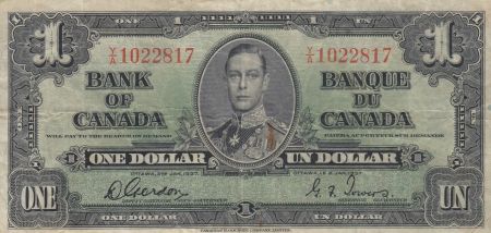 Canada 1 Dollar ND 1937 - George VI