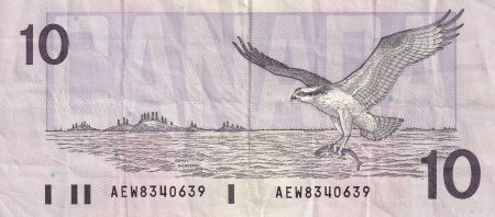 Canada 10 Dollars - Sir J.A. Macdonald - Aigle - 1989 - TB - P.96
