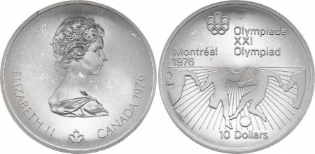 Canada 10 Dollars JO de Montréal 1976 - Football