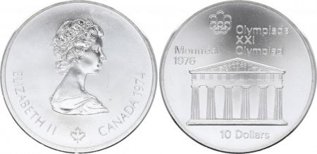 Canada 10 Dollars JO de Montréal 1976 - Panthéon