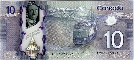 Canada 10 Dollars Sir John A. Macdonald - Polymer - 2013 (2015) - Neuf  - P.107c