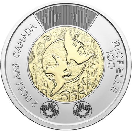 Canada 100 ans de Jean-Paul Riopelle - 2 Dollars 2023