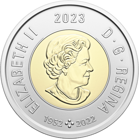 Canada 100 ans de Jean-Paul Riopelle - 2 Dollars Couleur 2023