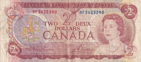 Canada 2 Dollars - Elisabeth II - Monument - 1974 - TB - P.86a