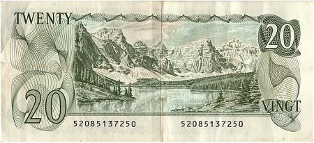 Canada 20 Dollars, Elisabeth II - 1979 - P.93c - TTB