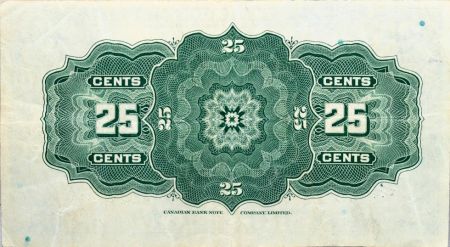 Canada 25 Cent Britannia - 1923 - Série C