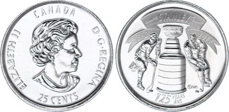 Canada 25 Cents - Stanley cup - 2017