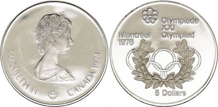 Canada 5 Dollars,  Elisabeth II - 1976