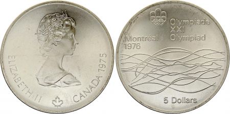 Canada 5 Dollars, JO de Montréal 1976 - Escrime (JO) - 1976